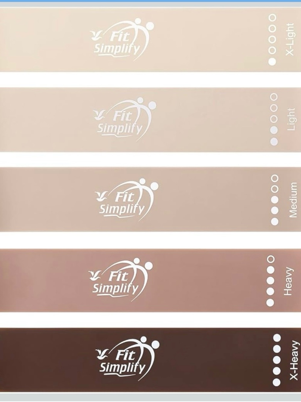 NEW Neutral Resistance Band Set - Picture 3 of 4